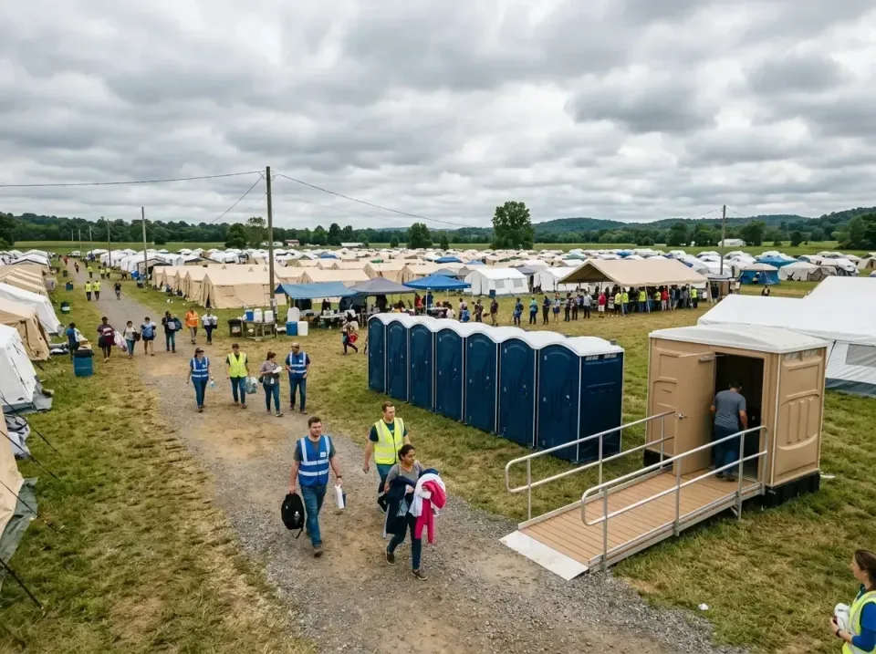 disaster-relief-camp-restrooms-010 — frequently asked questions, Dumpster & Portable Bathrooms Rental in Four Oaks, NC